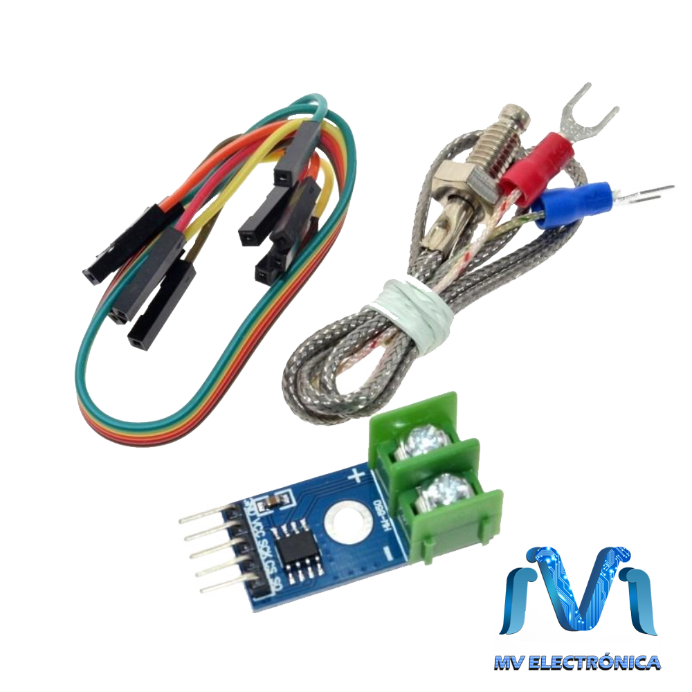 ZkeeShop MAX6675 Module K Type Thermocouple Temperature Sensor 0°C-1024°C Compatible For Arduino - Foto 8