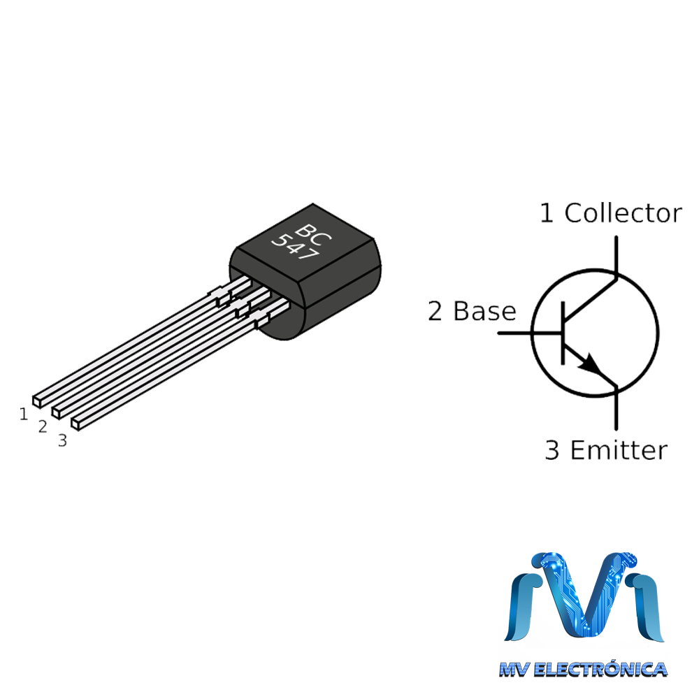BC547 TRANSISTOR NPN 45V 100MA